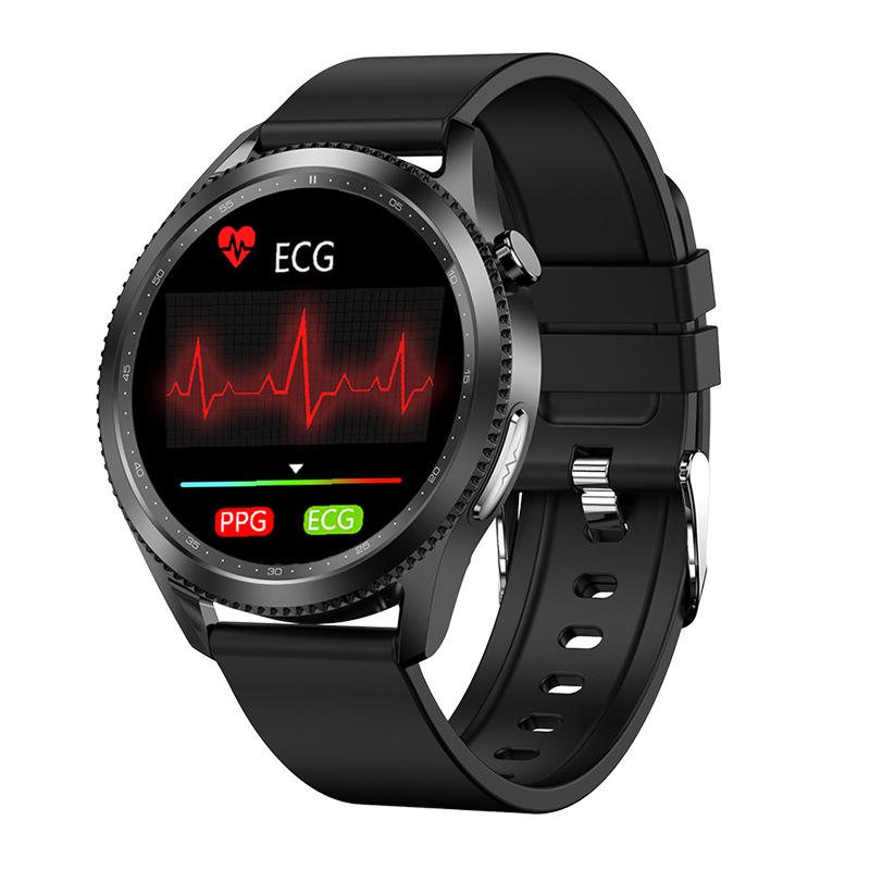 Smart ECG Watch: Health Monitor for Sleep, Blood Pressure, and Oxygen - Ideal for Elderly Men and Women