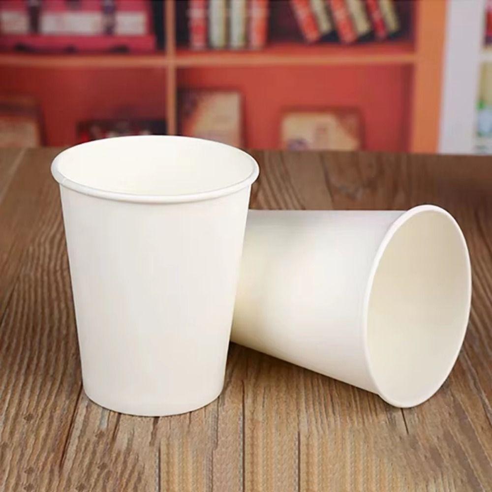 200Pcs Multisize Tasting Cup 30/60/120/200ml Paper Coffee Cup Paper Cup Set Office Use