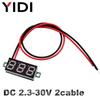 0.28 Inch LED Digital Display DC Voltmeter 0-100V 2.5-30V Car Auto Motorcycle Voltage Meter Volt Tester Detector Red Green Blue