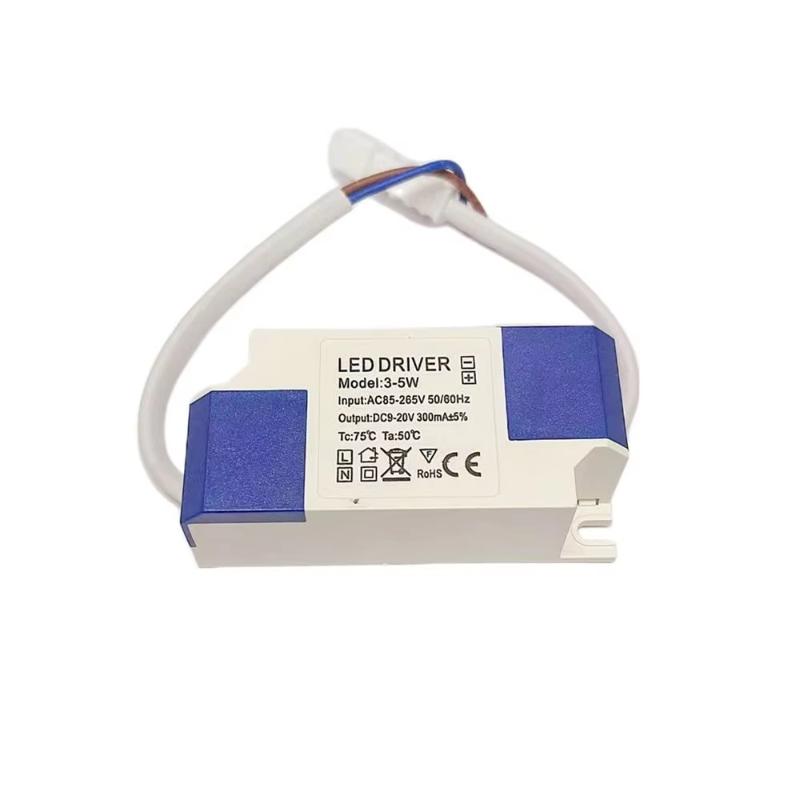 LED Driver Adapter 1Pcs Power Supply Transformer DC 3-4V 600mA for 1W 2W 3W Reading Lamp Projects
