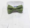 [GANJI] Bow Tie, Butterfly Design, Casual, 7cm Wide, Unisex, 30 Solid Colors, Made in Japan, 77BF (Leaf)