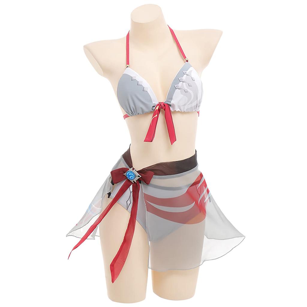 [Milky Time] Genshin Impact Cosplay Swimsuit Costume by Liyue Qixing Summer (Tartary)