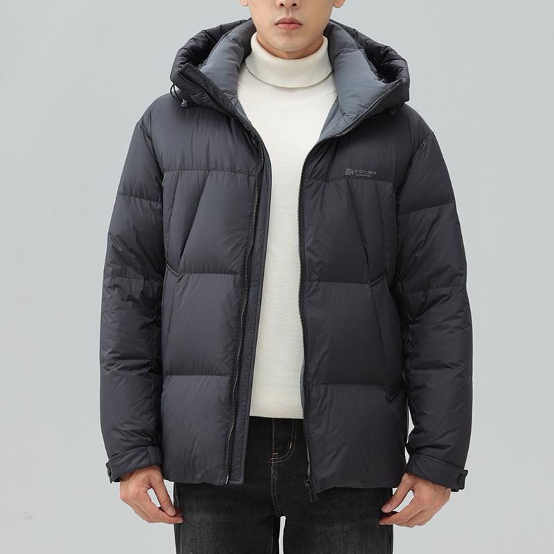 

Зимняя новая свободная утолщенная теплая мужская куртка с капюшоном 4XL