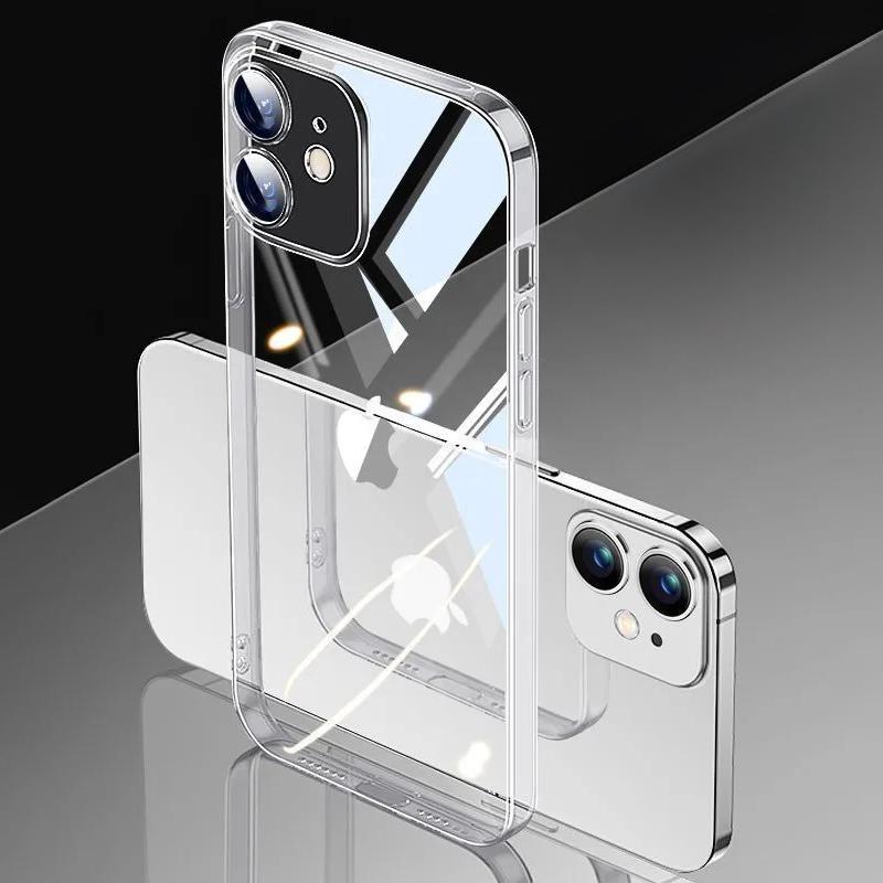

Transparent Silicone Back Case For Iphone 17 16 15 14 13 12 11Accurate Button Fit Anti-Abrasion Anti-Stain Thin Minimalist Style iPhone 15 чистый