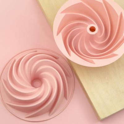 Single Hole Small Whirlpool, Silicone Cream Cake Mold, Kitchen Baking Tool, Handmade Sandwich Bread Mold