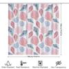 Pastel Shell Pattern Shower Curtain Bathroom Decor Pink Blue Purple Colorful Seashells Waterproof Fabric For Bathtub Shower Room