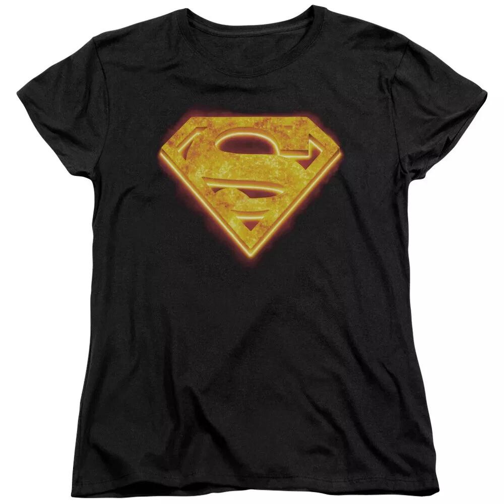 Superman  Hot Steel Shield  Women s T-Shirt 4XL