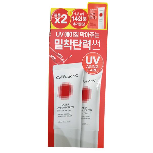 Cell Fusion C Laser UV Sun 35ml x 2P + Samples One thing