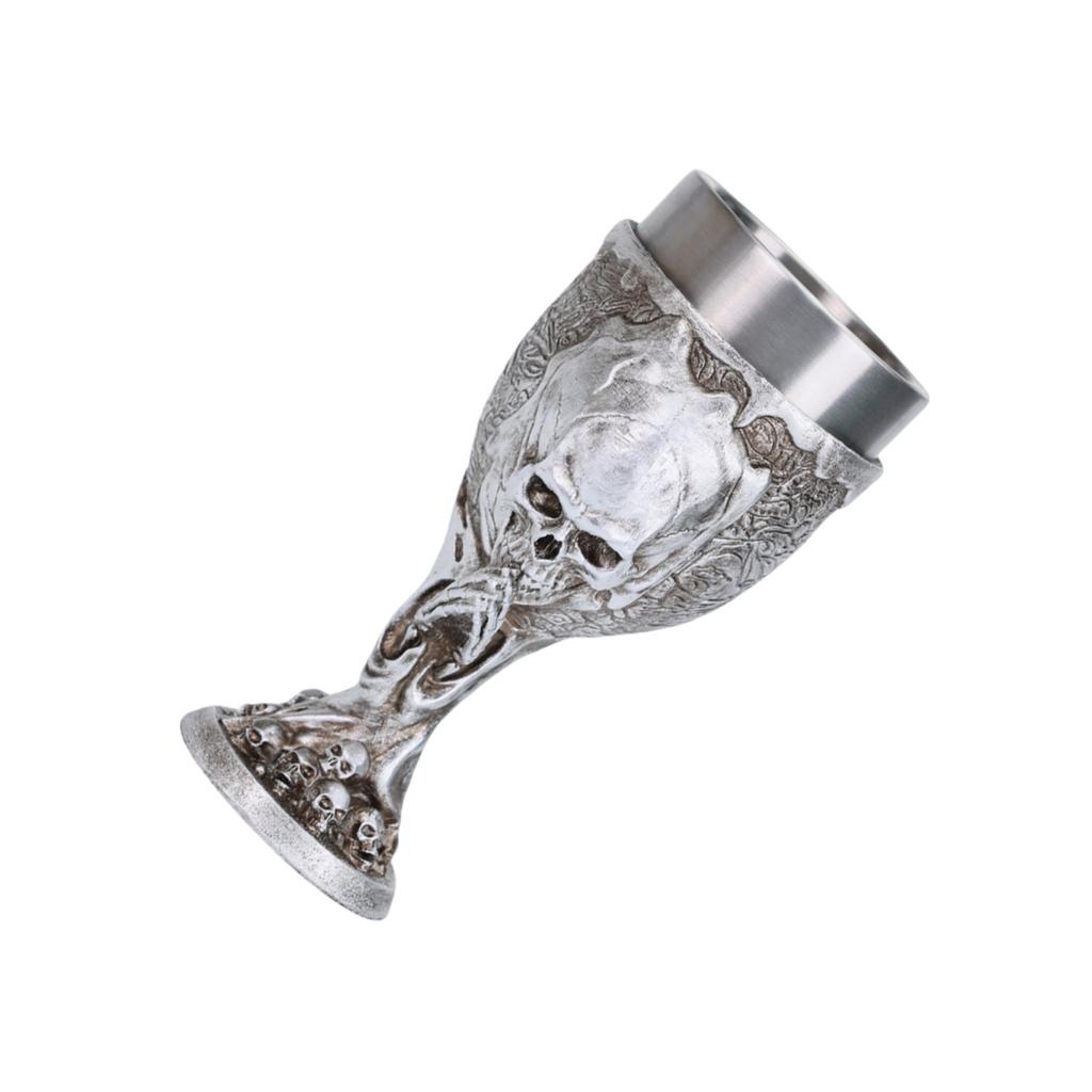 Vintage design lebky Nerezový pohár s motivem Párty nápojové sklo Odolný opakovaně použitelný pohár Dekorativní pohár na pití