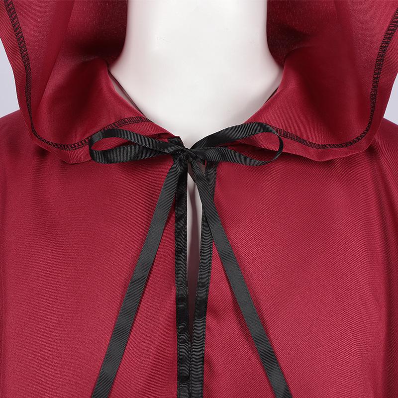 Płaszcz Czarodzieja Grim Reapera z Długim Rękawem i Kapturem - Kostium na Halloween i Cosplay