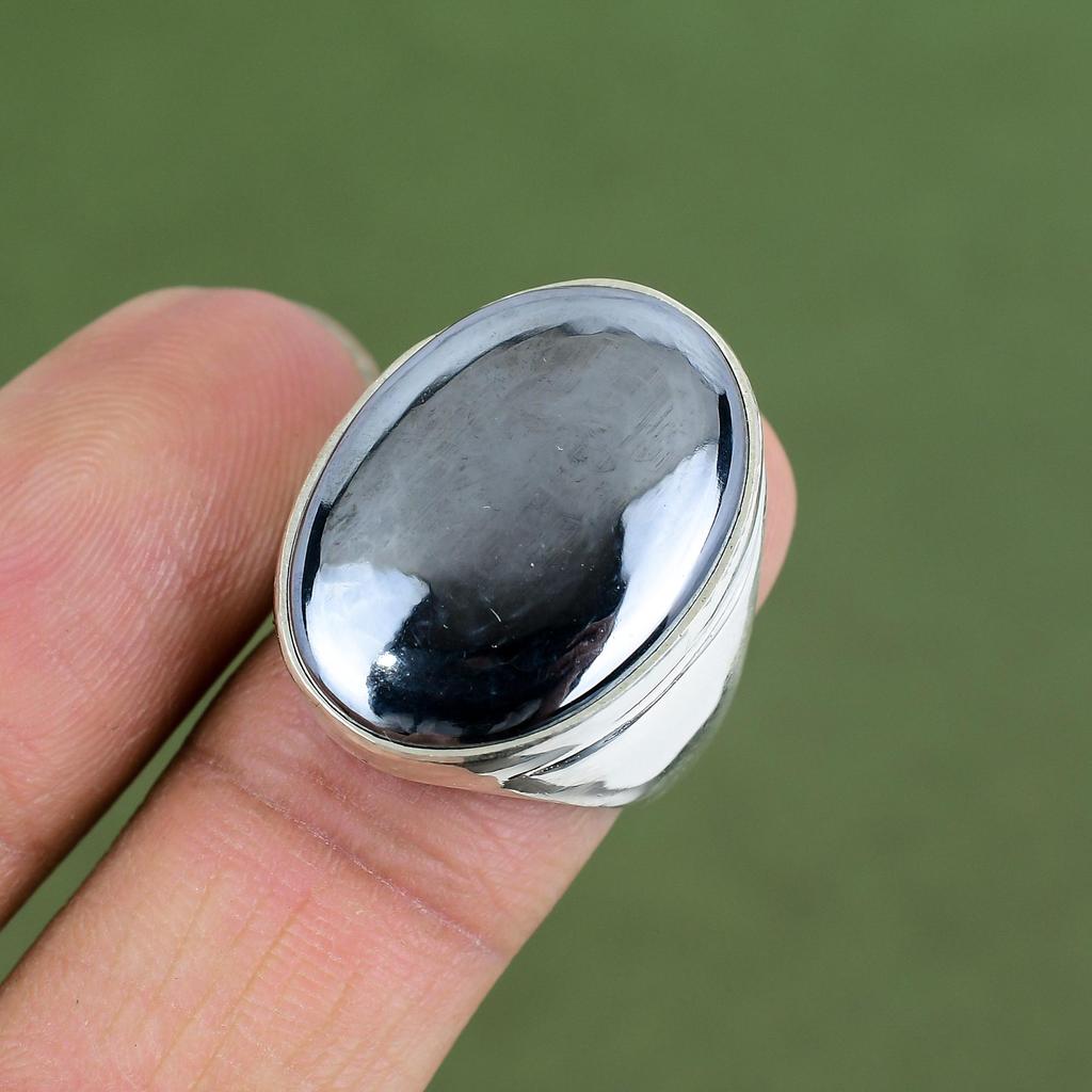 Shungite Ring 925 Sterling Silver Rings Handmade Shungite Jewelry Natural Gemstone Ring Silver Jewelry Gifts For Wife Available In Ring Size