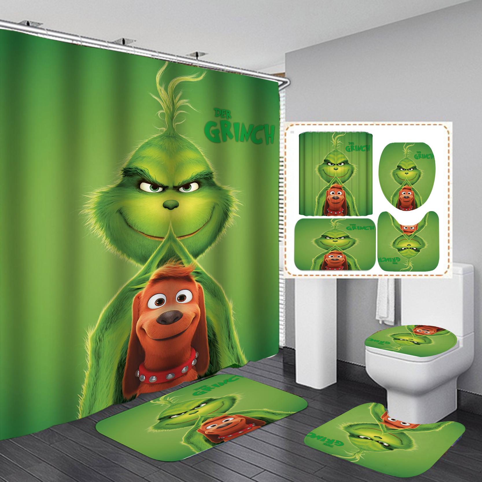 

Американская ванная комната занавеска для душа водонепроницаемая туалет занавеска для душа без проколов 165X180-360g