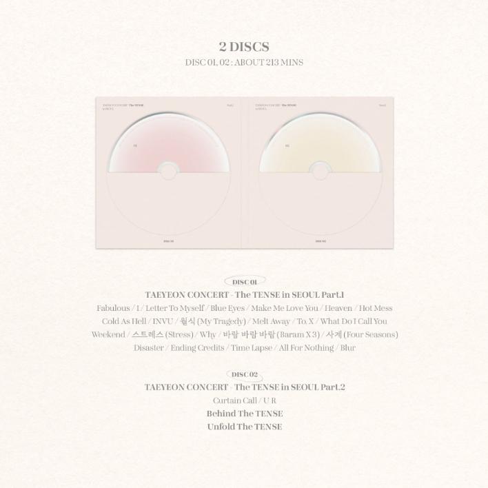 Pre-order TAEYEON Concert The TENSE Memory Box Blu-ray Ver.