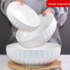 Extra Large Creative White Ceramic Soup Bowl for Noodles and Fish