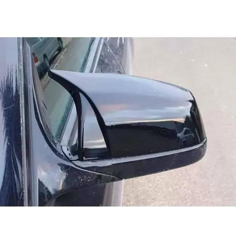 For BMW 5 6 7 Series E60 E61 E63 E64 F06 F07 F10 F11 F13 F01-F04 Side Mirror Cover Caps ABS Glossy Black Car Exterior Accessory