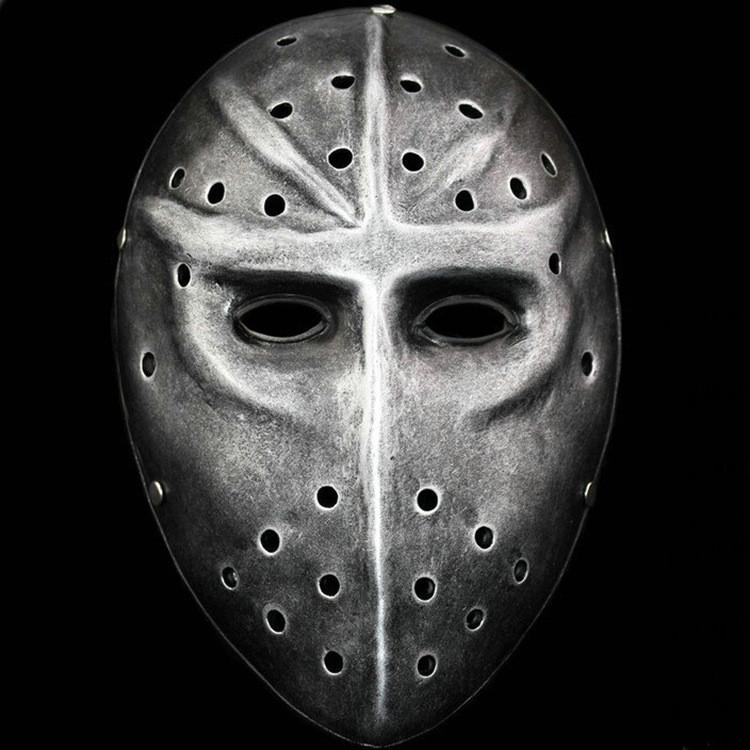 

High-quality Resin Game Character Mask For Halloween Perfect For Role Play Events Silver Mask