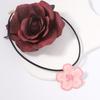Summer New Korean Version Fresh and Sweet Enamel Dripping Oil Delicate Flower Pendant, Princess Fashion Niche