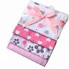 4Pcs Pack 76x76cm Receiving Baby Blanket Super Soft Baby Bedsheet Blanket  DIY Quilting Sewing