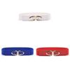 Canvas Elegant Fashion Waist Belt With Alloy Buckle For Women Office Casual