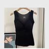 Autumn and Winter Graphene Thermal Vest for Women with Chest Pads, Winter Bra-Free Design, German Velvet Brushed Surface, Fixed Cup, No Steel Ring
