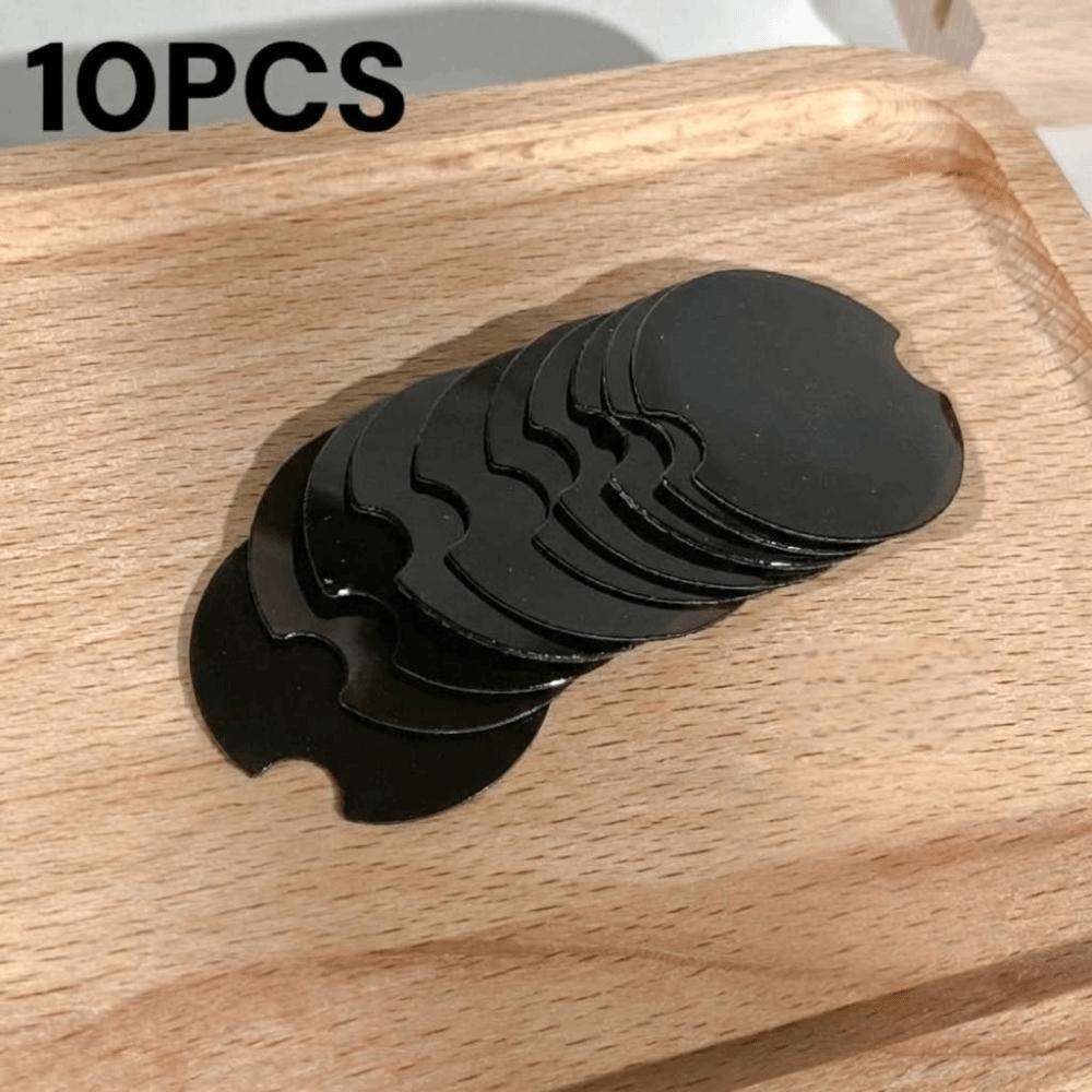 

10pcs Lightweight Round Sheet Rings Holder Transparent Rings Organizer Trade Show чёрный