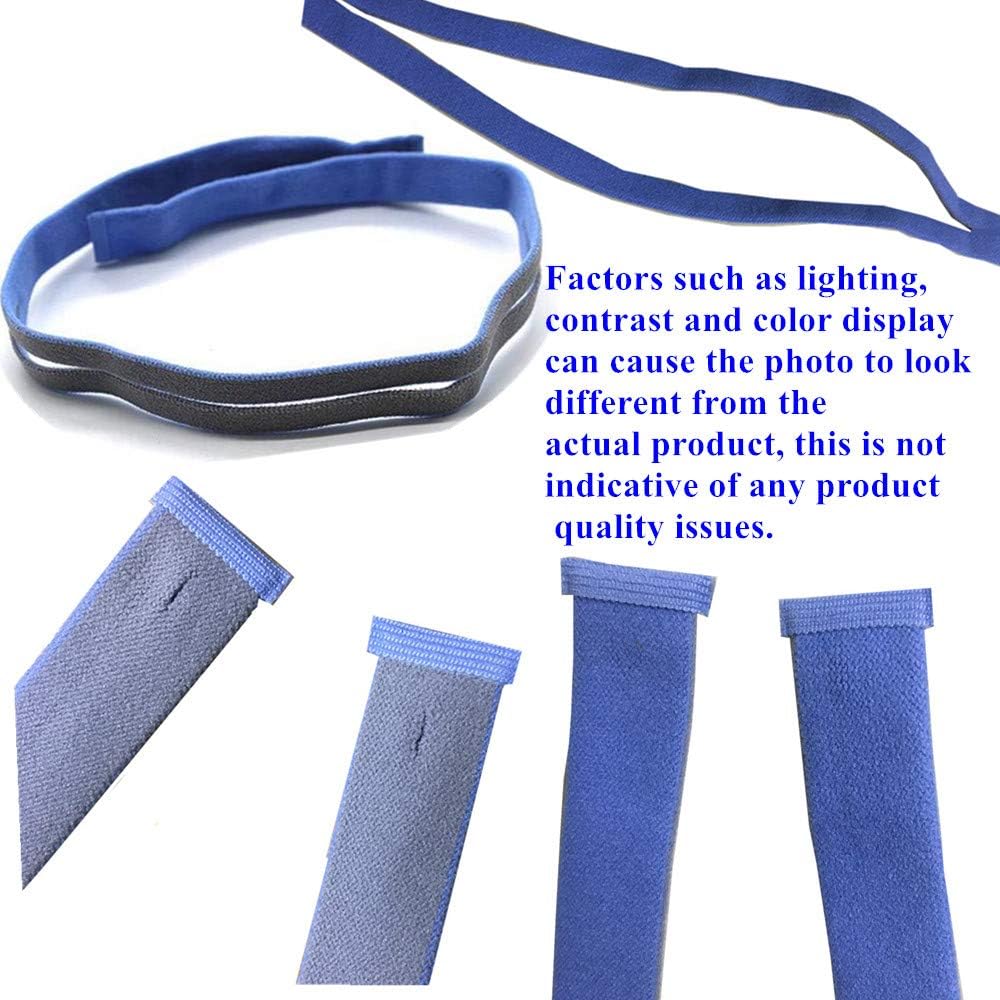 2 Replacement p10 Headgears Compatible with ResMed Airfit P10 Nasal Pillow Replacements Strap Blue and Gray