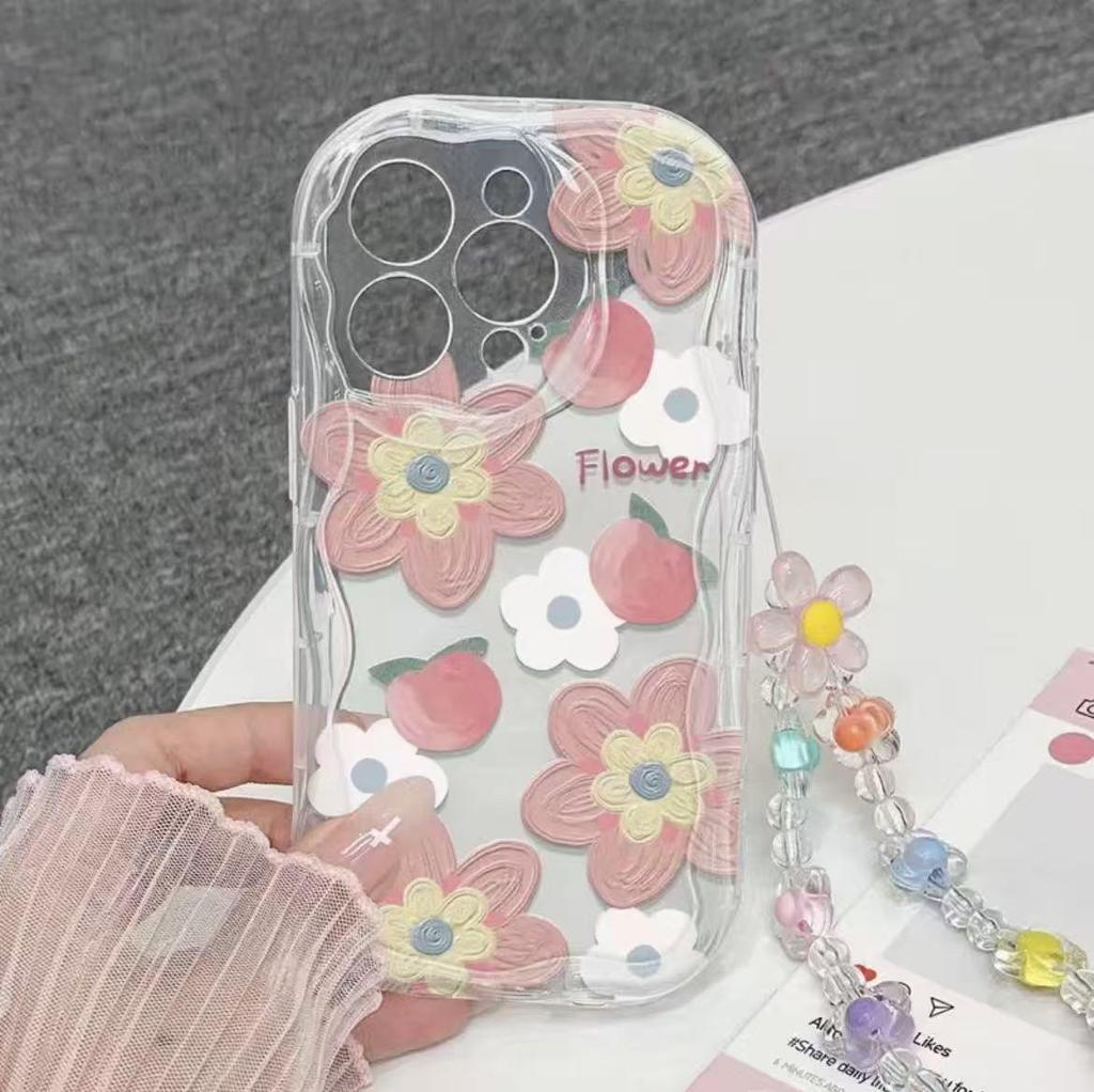 iPhone Pro 11 Max Full Coverage Floral Fruit Phone Case