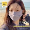 Women's UV Protection Ice Silk Face Mask - Breathable, Lightweight, Sunshade for Cycling & Driving