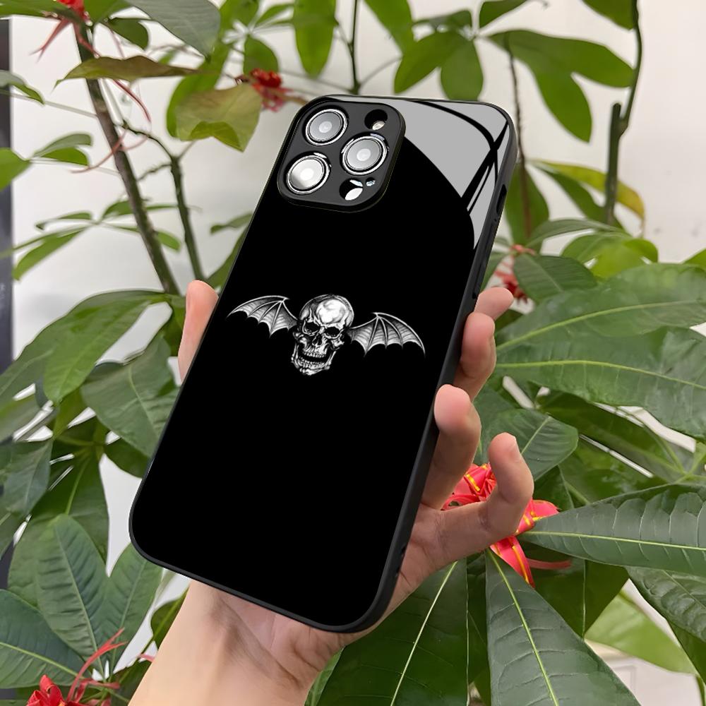 A-Avenged Sevenfold Phone Case for Iphone 17 Air 16 15 14 12 11 13 Pro Max Mini X Xr Xs Puls Black Glass Cover