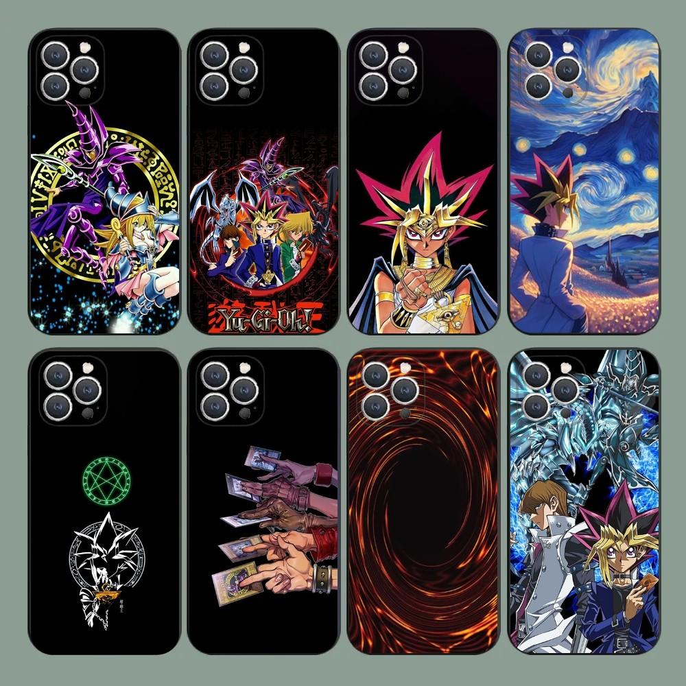 Game Yu-Gi-Oh Phone Case For iPhone 15,14,13,12,11,Plus,Pro Max,XS,X,XR,SE,Mini,8,7 Soft Silicone Black Cover