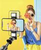 Selfie Stick Tripod Remote Control Bluetooth LED
