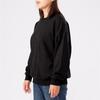Li Ning Color Block Logo Print Crew Neck Sports Sweatshirt Men sweatshirts Black AWDRF73-1