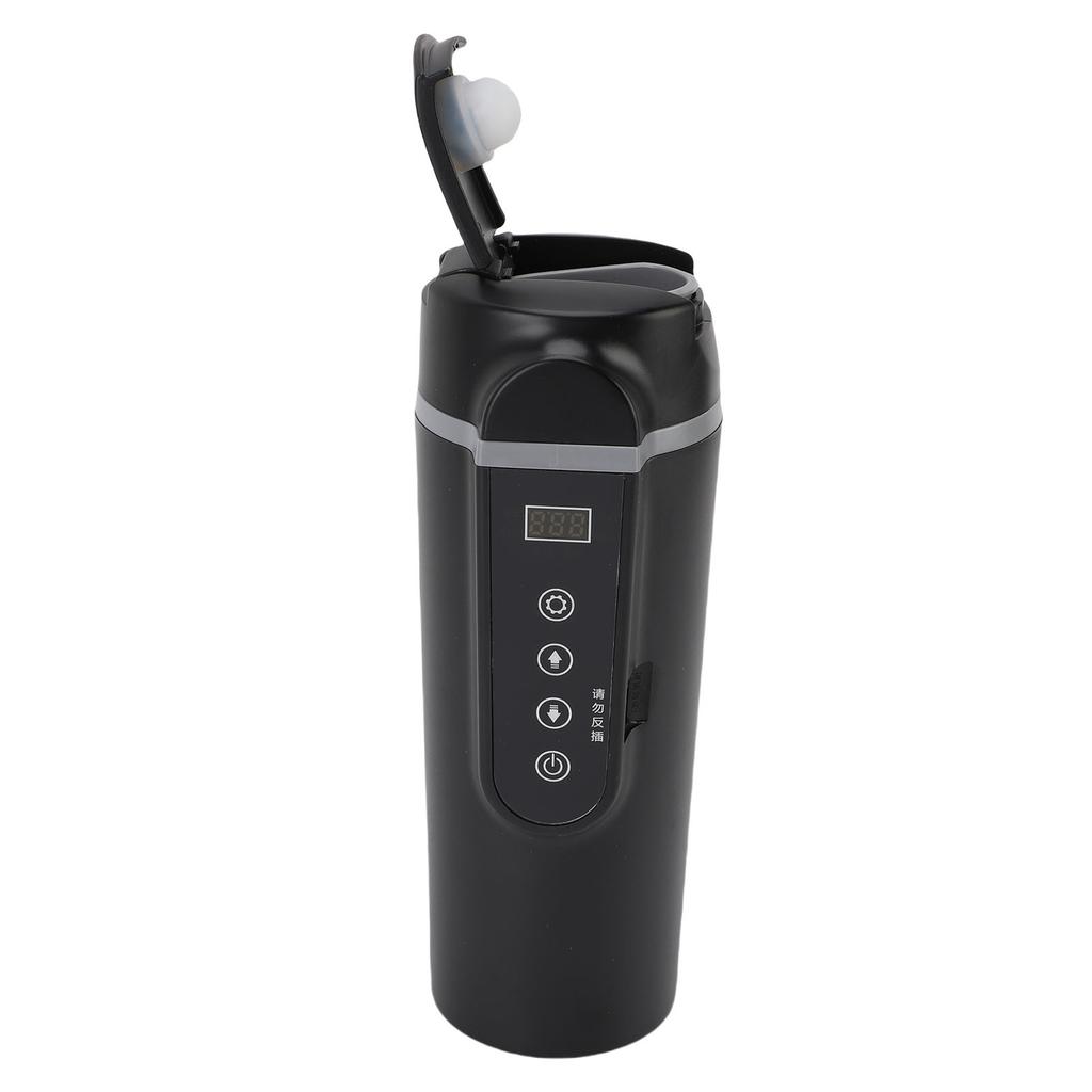 Portable Car Heating Cup 500ML Travel Electric Kettle 12V-24V Portable Water Boiler Heated Cup for