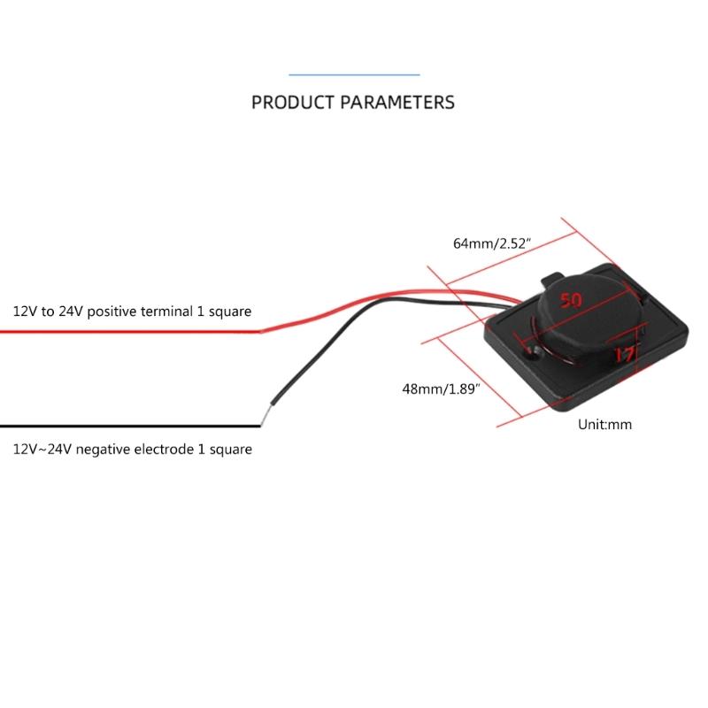 Quick Charge QC3.0 PD Type C Charge USB Outlet Waterproof USB Charge Adapter for RVs Camper Double USB Charging Socket