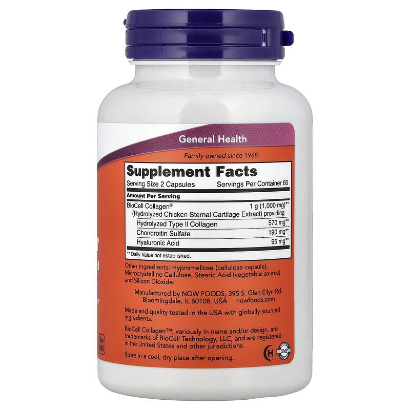 BioCell Collagen®, Hydrolyzed Type II, 120 Capsules