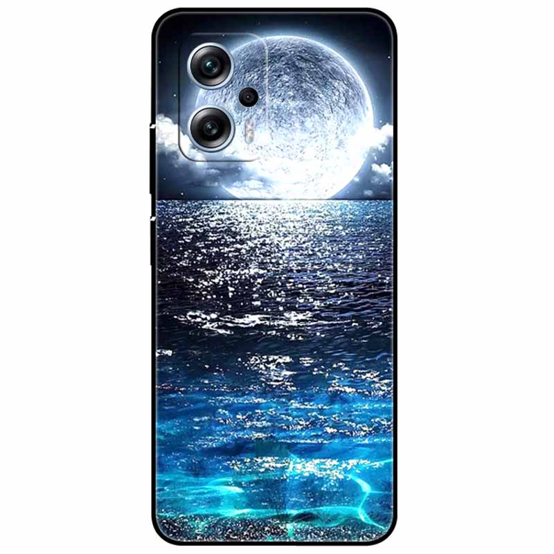 For Xiaomi Poco X4 GT Case 6.6'' Cat Wolf TPU Silicone Soft Coque Fundas for Poco X4 GT 5G Cover Black Edge Lovely PocoX4 X 4 GT