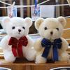 Teddy Tie Bow Bear Plush Toys Cute Stuffed Animal Dolls Kids Birthday Gifts