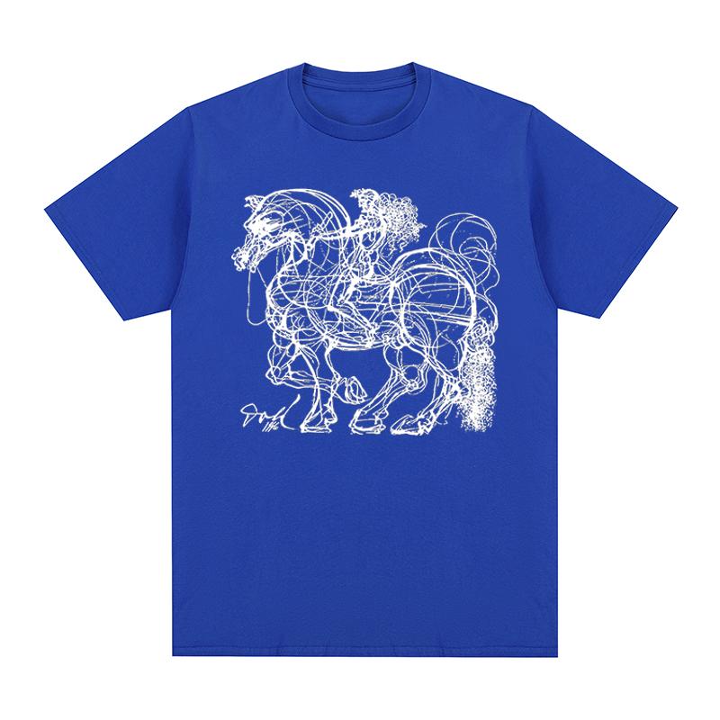Don Quixote Vintage Tshirt Knight Picasso Art Painting Cotton Men T shirt New Tee Tshirt Womens Tops