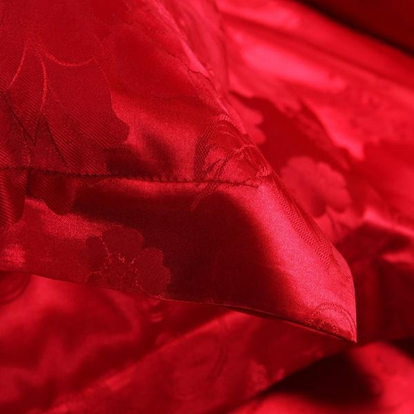 Luxus Satin Jacquard Einzel Doppel Bettbezug Set High End Europäisch Hochzeit King Size Bettwäsche Set Queen Size Bettdeckenbezug Set