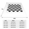 Chess Board Black And White Grid Checkered Blanket Soft Warm Flannel Throw Blanket Bedding for Bed Living room Picnic Home Sofa