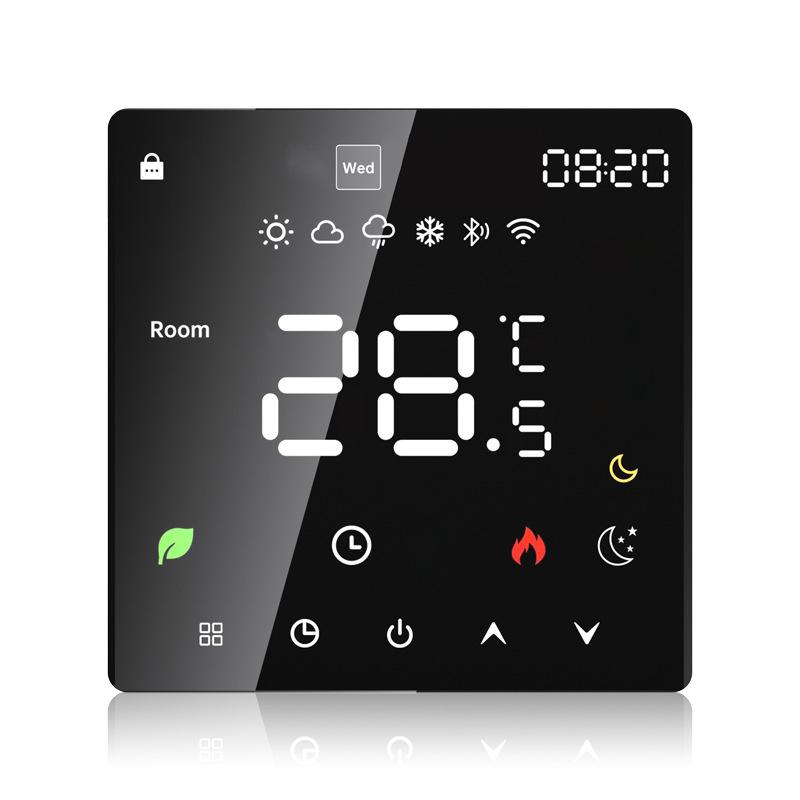 TUYA Russian Graffiti Smart Thermostat for Electric Water Heating Boiler with WIFI, App, and Voice Control for Underfloor Heating