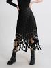 2025 Summer Embroidered Tassel High-End Women’s Wrap Skirt In Solid Colors