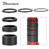 Carbon Fiber Bicycle Spacers for 1-1/8" 28.6mm Fork Headset Handlebar Stem Height Adjust Washers Matte Black Rings Cycling Parts
