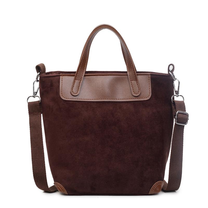 

Ретро замшевая маленькая квадратная сумка Осень-Зима - 2025 Новая минималистичная повседневная сумка, текстурированная сумка через плечо и кроссбоди, трендовая кофейный