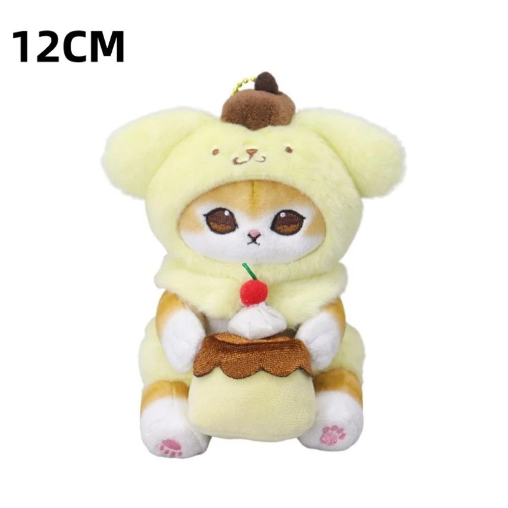 Kawaii Mofusand Kot Rekin Gry Pluszowe Zabawki Plecak Breloczek Kreatywny Uroczy Kreskówkowy Wypchana Lalka Akcesoria Prezent Urodzinowy dla Przyjaciela