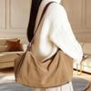Lazy Style Bag Matte Cowhide Pillow Bag Underarm Shoulder Bag Crossbody Large Bag Large Capacity Tote Bag Genuine Leather Bag
