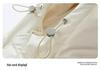 Giacca con Cappuccio in Cotone Unisex: Colore Unico, Ispessito, Caldo, Resistente al Freddo