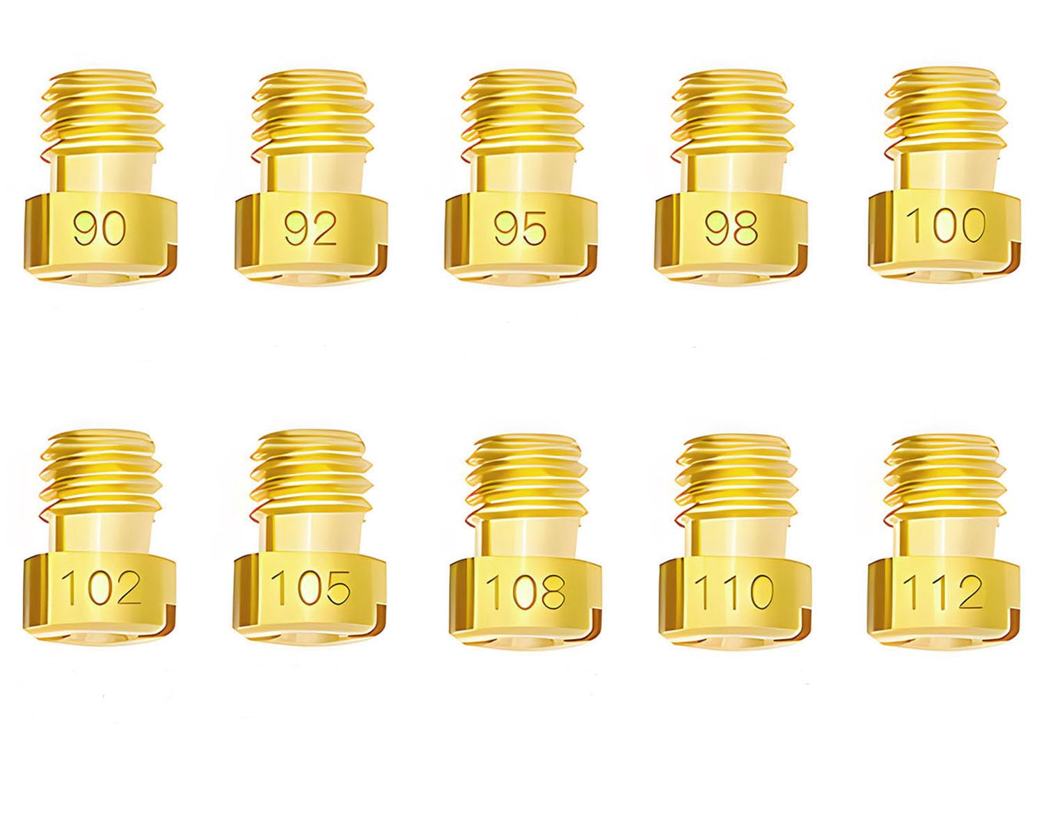 

#90~#112 Marudai [6×8] PCPWKPEjetset10 size set carburetor setting for Pronese main jet bike