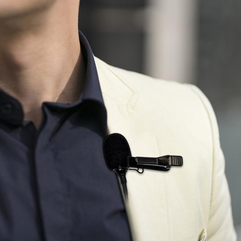 Omnidirectional Lavaliers Lapel Microphones for Insta 360 One X4 Action Cameras, 360 Degree Sound Pickup