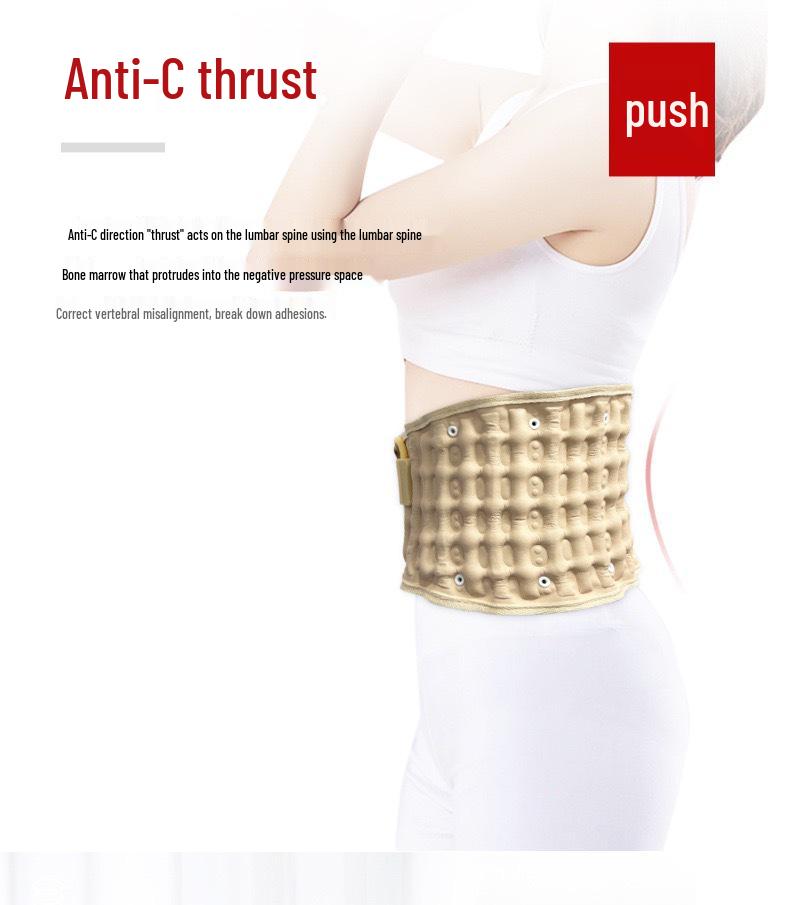 Elderly Lumbar Support Belt: Herniation Relief & Traction Device for Back Health